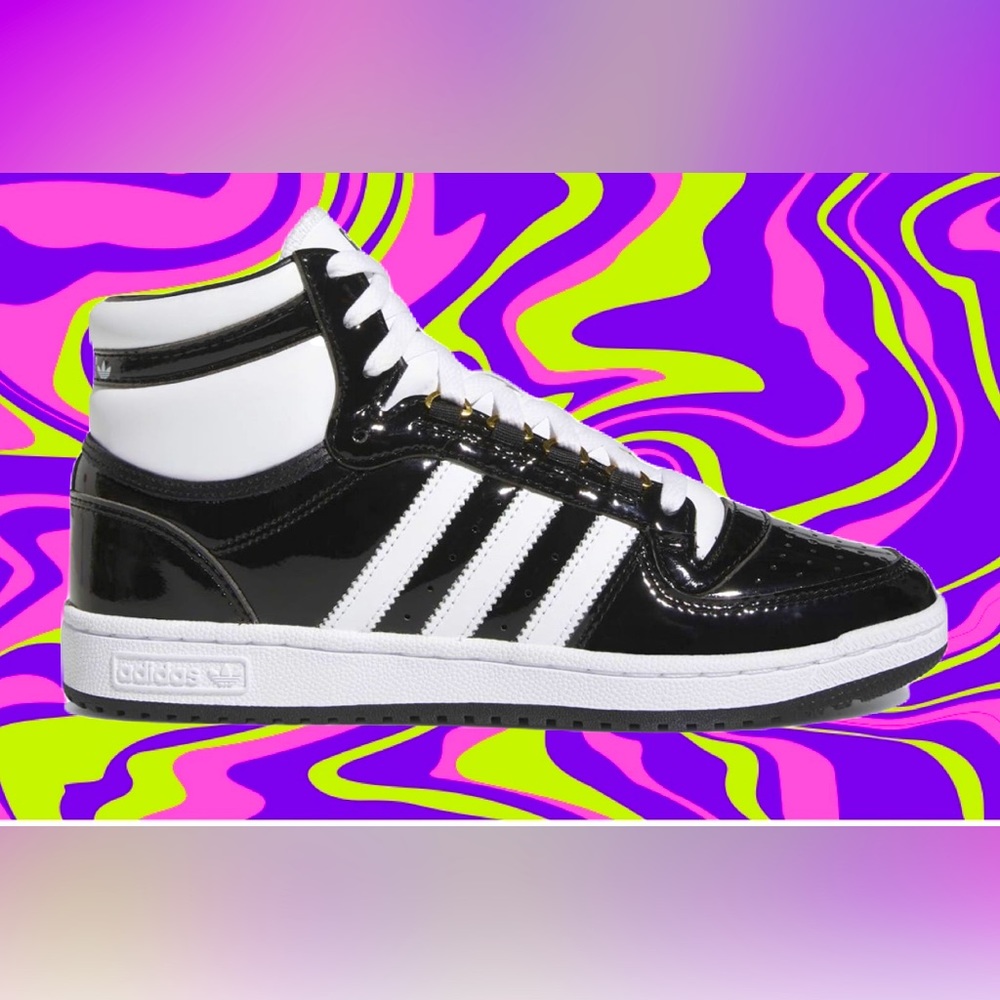 Adidas Originals Top Ten Red Bulls Sneaker, White/Gold Metallic